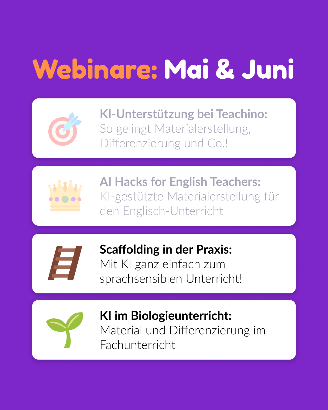 Webinare im Mai 7